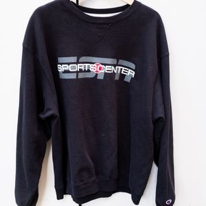 SZ. XL CHAMPION SWEATER; ESPN SPORTSCENTER